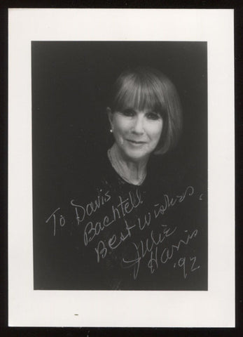Julie Harris Signed Vintage Photo Autographed AUTO Signature 