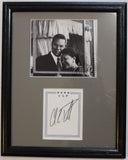Colin Powell Vintage Signed Autograph Display Cut Signature Framed With Photo