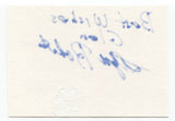 Lloyd Robertson Signed 3x5 Index Card Autographed Signature Journalist