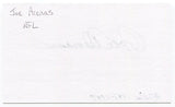 Joe Arenas Signed 3x5 Index Card Autographed Signature NFL San Francisco 49ers