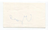 Cyrus Lane Signed 3x5 Index Card Autographed Actor Reign Murdoch Mysteries