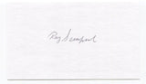 Ray Semproch Signed 3x5 Index Card Autographed MLB Baseball Phillies