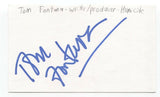 Tom Fontana Signed 3x5 Index Card Autographed Signature Producer OZ