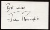 Joan Plowright Signed Index Card Signature Autographed AUTO 