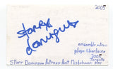 Starr Domingue Signed 3x5 Index Card Autographed Actress Hairspray Odd Squad