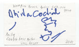 Vampire Beach Babes - Anita Cocktail - Signed Index 3x5 Card Autographed Band