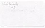 John Romonosky Signed 3x5 Index Card Autographed MLB Baseball St Louis Cardinals