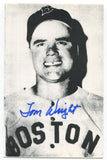 Tom Wright Signed Photo Autographed Baseball Player Boston Red Sox