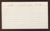 Cecil Travis Signed 3x5 Index Card Vintage Autographed Baseball Signature