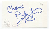 Bruce Guthrie Signed 3x5 Index Card Autographed Signature Jazz Musician