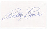 Buddy Lewis Signed 3x5 Index Card Autographed MLB Baseball Washington Senators