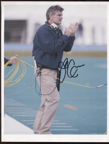 Jack Cosgrove Signed 8x10 Photo College NCAA Football Coach Autograph Maine