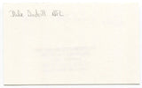 Dale Dodrill Signed 3x5 Index Card Autographed NFL Football Pittsburgh Steelers