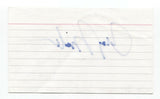 Alex Nussbaum Signed 3x5 Index Card Autographed Signature Comedian Actor Comic
