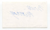Brett Murray Signed 3x5 Index Card Autographed Actor Full Monty South Beach