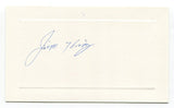 Jim King Signed Card Autograph MLB Baseball Roger Harris Collection