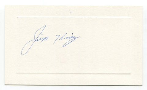 Jim King Signed Card Autograph MLB Baseball Roger Harris Collection