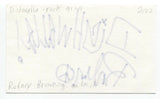 Rodney Browning Signed 3x5 Index Card Autographed Signature Dishwalla Guitarist