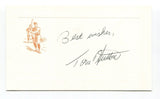 Tom Hutton Signed Card Autographed Baseball MLB Roger Harris Collection