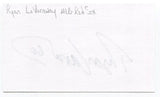 Ryan Lavarnway Signed 3x5 Index Card Autographed MLB Baseball Boston Red Sox