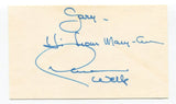 Dawn Wells Signed 3x5 Index Card Autographed Actress Gilligans Island Mary Ann