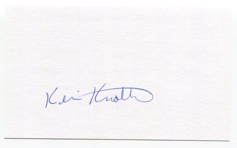 Kevin Knotts Signed 3x5 Index Card Autographed Actor Gangland Redemption