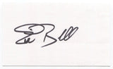 Eric Bell 3x5 Index Card Autographed Kansas Baltimore Orioles Debut 1985