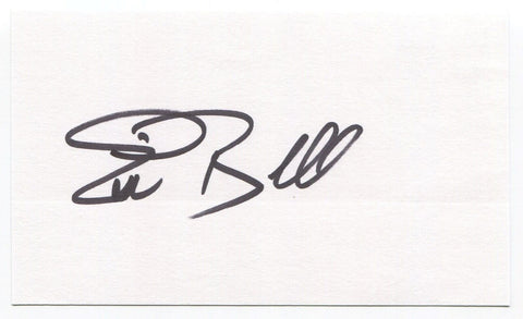 Eric Bell 3x5 Index Card Autographed Kansas Baltimore Orioles Debut 1985