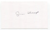 Jim Stump Signed 3x5 Index Card Autographed Baseball MLB 1957 Detroit Tigers