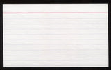 Bill Monbouguette Signed 3x5 Index Card Signature Autographed Baseball 
