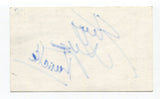 Steve Geyer Signed 3x5 Index Card Autograph Actor Grease Broadway Play
