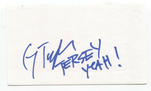 Greg Taylor Signed 3x5 Index Card Autographed Signature Jersey Band
