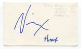 Vinx De'Jon Parrette Signed 3x5 Index Card Autograph Signature Musician