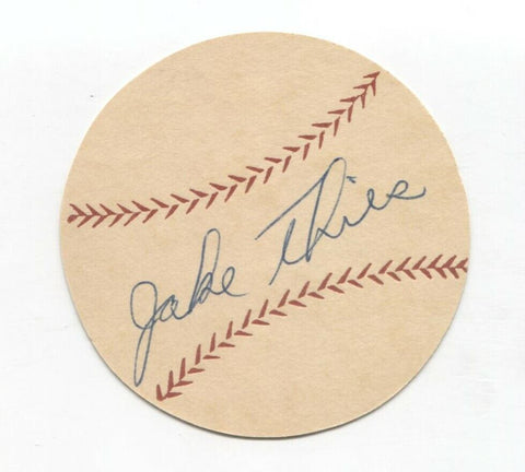 Jake Thies Signed Paper Baseball Autographed Signature Pittsburgh Pirates