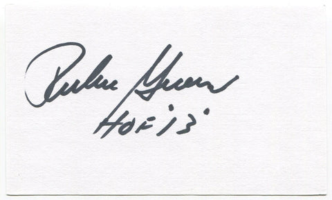 Richie Guerin Signed 3x5 Index Card Autographed NBA Basketball Knicks HOF