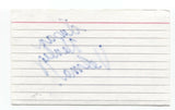 Susan Henley Signed 3x5 Index Card Autographed Signature Actress Star Trek