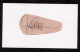 Johnny Podres Signed Cut Autographed Index Card Circa 1962 Baseball Signature