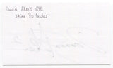 David Akers Signed 3x5 Index Card Autograph Signature San Francisco 49ers