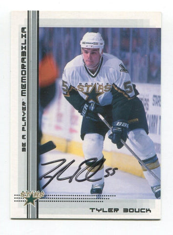 2000 ITG Be A Player Tyler Bouck Signed Card Hockey NHL Autograph AUTO #430