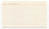 Joe Cascarella Signed 3x5 Index Card Baseball Autographed 1934 Tour of Japan