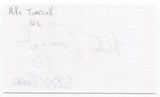 Mike Tomczak Signed 3x5 Index Card Autograph Football Chicago Bears Super Bowl