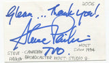 Steve Paikin Signed 3x5 Index Card Autographed Canadian Broadcaster Studio 2