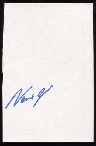 Newt Gingrich Signed Book Page Cut Autographed Signature