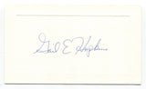 Gail Hopkins Signed Card Autograph Baseball MLB Roger Harris Collection