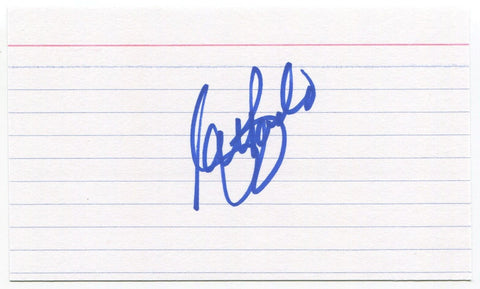 Sal Bando Signed 3x5 Index Card Autographed Athletics World Series Champion MLB