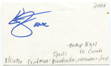 Elliotte Friedman Signed 3x5 Index Card Autographed Canadian Sportscaster NHL