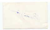 Bernie Yvon Signed 3x5 Index Card Autographed Signature Actor