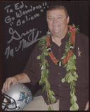 Greg McMackin Signed 8x10 Photo College NCAA Football Coach Autograph Hawaii
