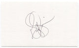 Gary DiSarcina Signed 3x5 Index Card Autographed Baseball Angels