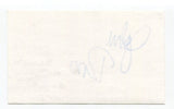 John G. Ross Signed 3x5 Index Card Autographed Actor Contact